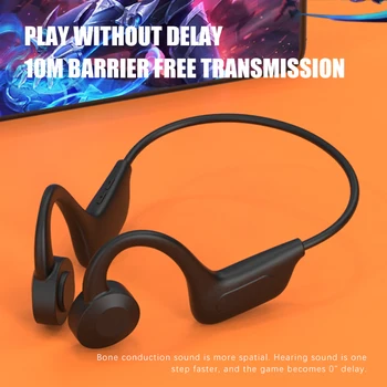 VG02 Kostne Prevodnosti Brezžično Slušalko Brezžična Športne Slušalke na Dolge razdalje, Prenos 10 Ur delovanja Baterije Brezžične Slušalke