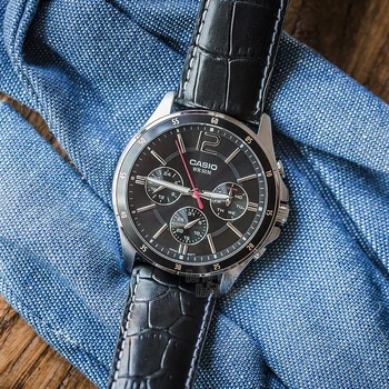 Casio watch moških original top blagovne znamke luksuzni quartz elektronski 50m nepremočljiva šport vojaške часы мужскиеreloj masculino MTP-1374