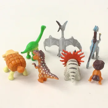3-6 cm 7pcs/Veliko Dobre Dinozaver Arlo Spot Pečine Forrest Ivy figuric Igrače Lutka Dekoracijo Otroci Darila