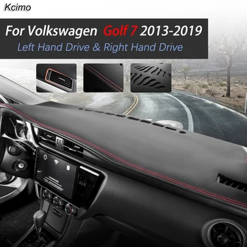 Za Volkswagen VW Golf 7 MK7 2013~2019 Anti-Slip Mat nadzorna plošča Pokrov Pad Dežnik Dashmat Preprogo Avto Dodatki 2016 2018