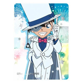 Original Detective Conan Kartice Anime Kayou ESP Kudou Shinichi Bronzing Kolekcije Flash Karte, družabne Igre, Igrače, Darila Za Otroke