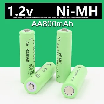 2pcs Brezplačna dostava AA 800mAh 1,2 V Quanlity Polnilne Baterije AA NI-mh 1,2 V Polnilna 2A Baterije Baterias Bateria AA aa