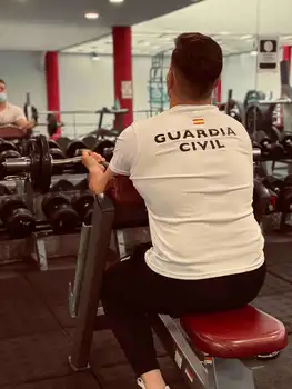 Spainsh Podporo Civilne Garde Moški T-Shirt Kratek Priložnostne Bombaž Velikost Majice S-3XL