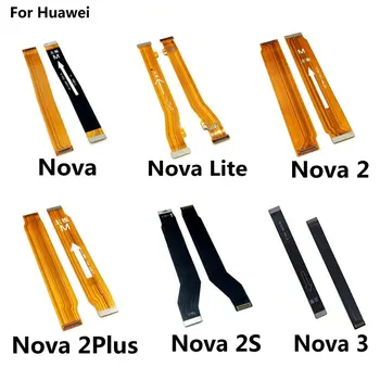 Novi Glavni Odbor Priključek matične plošče Odbor Flex Kabel Za Huawei Nova 5i 5 4e 4 3 3i 3e 2 2 2i Lite Plus 2017 Nadomestni Deli