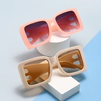 XJiea Oversize Kvadratnih Sončna Očala Za Ženske Modni 2022 Oblikovalec Velik Okvir Pravokotne Sončna Očala Moških Vožnje Ribolov Odtenki