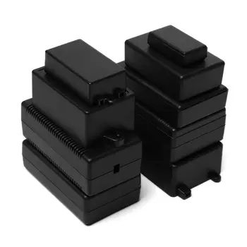 1/2pcs Vroče Črne ABS Plastike, DIY Elektronskih Projekta Polje Nepremočljiv Pokrov Projekta Ohišje Škatle Instrument Primeru