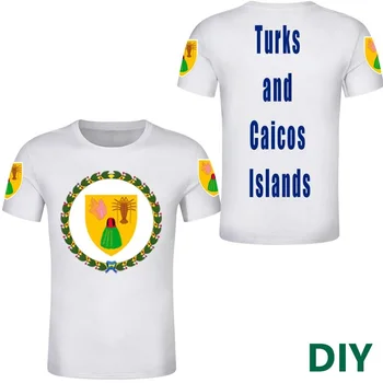 Otoki Turks in Caicos Prosto po Meri tshirt Moški angleški t srajce človek Britanija T shirt Narod unisex priložnostne domov oblačila