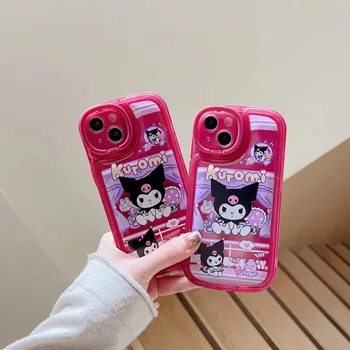 Sanrio Kuromi Telefon Primerih Za iPhone 14 13 12 11 Pro Max Mini XR X XS MAX 8 7 Plus Y2k Dekle Shockproof Pokrov