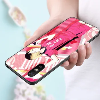 Kozume Kenma Haikyuu Anime Silikonski Primeru Telefon Za Xiaomi Redmi Opomba 11 10 9 8 Pro 10T 11T 10S 9S 8T 9 9A 9C 9T Black Soft Cover