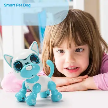Risanka Ljubljenčka Psa Robotsko Interaktivni Hoja Svetlobna Električne Igrače Za Toddlers Kreativna Božična Darila Za Rojstni Dan