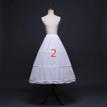 Poroka petticoat Poročne Petticoat Crinoline underskirt zdrsi Bela Crinoline Poročne obleke Hoop Letnik Zdrsi