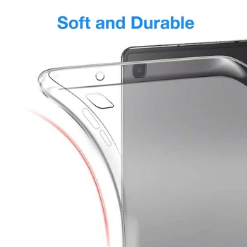 TPU Ohišje za Samsung Galaxy Tab S6 Lite 10.4 Primeru SM-P610 SM-P615 Pregleden Šok Dokaz Tablet Funda Kritje Zavihku S6 Lite 2020