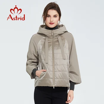 Astrid 2022 Pomladni plašč ženske Outwear trend Jakna, Kratke Parkas priložnostne modni ženski visoke kakovosti Toplo, Tanko Bombaž ZM-8601