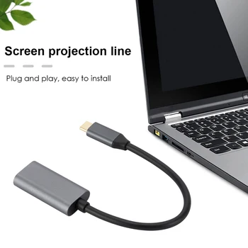 Tip C do HDMI je združljiv Kabel Ultra HD 4k USB 3.1 HDTV Kabel Adapter Pretvornik za MacBook Chromebook Samsung S8 S9