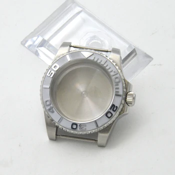 40 MM Avtomatski Moške Jahte Watch GMT iz Nerjavečega Jekla, Primerna za NH35/36 Gibanje Safirno Steklo Gledal Dodatki
