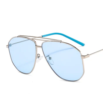 Prevelik Pilotni sončna Očala Moški Ženske Kovinski Okvir Moda UV400 sončna Očala Steampunk Veliko Odtenkov Ženska Očala