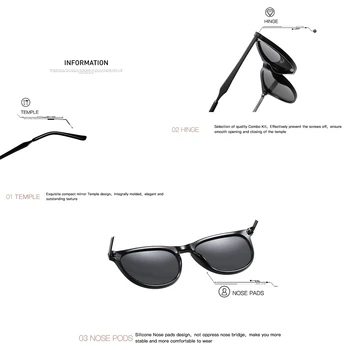 AEVOGUE Nove Ženske Polarizirana korejski Modna sončna Očala Moških Vožnje Retro Prostem Očala blagovne Znamke Design UV400 AE0816