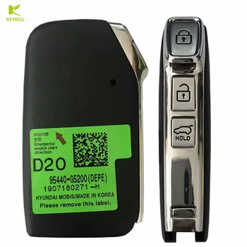 KEYECU Zamenjava Smart Remote Key FOB 3 Gumb 433MHz ID47 za Kia Niro 2019 2020 2021 FOB-4F23, P/N: 95440-G5200