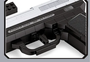 268pcs 54 Sestavljeni Plastično Pištolo Model Igrače gradniki Simulacije CS Igra Izobraževalne Igrače, Darila za Fante