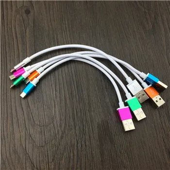 NOVO Univerzalno Kratke 20 cm Mikro B Moški Podatkovni Kabel USB za pametne telefone Android