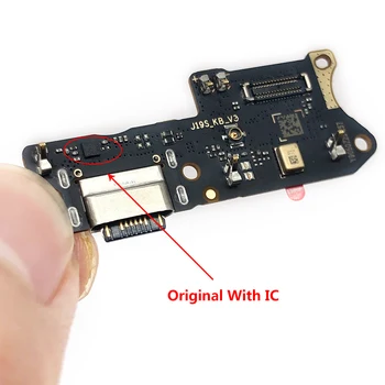 Prvotne Polnjenje prek kabla USB Vrata za Polnilnik Odbor Za Xiaomi Poco M3 Mi Opomba 3 A1 / 5X A2 / 6X Dock Priključite na Priključek Z Mikrofonom