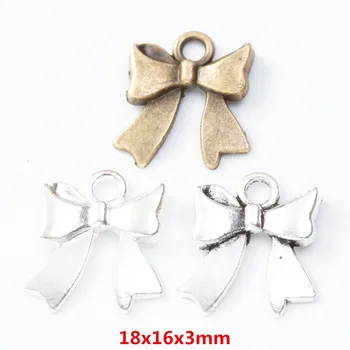 55 kosov retro kovinski cinkove zlitine Lok Obesek za DIY ročno izdelan nakit, ogrlico, zaradi česar 8099