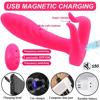 G-Spot Rabbit Vibrator, Vibrator za Odrasle Igrače, Vodotesno Silikonsko Klitoris Vagine Penis Stimulator Massager Sex Igrače za Ženske Nekaj