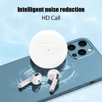 Izvirna Pro 6 TWS Brezžične Bluetooth Slušalke Mini Pod Čepkov Gaming Handfree Slušalke Za vse pametne telefone, Glasbo, Slušalke