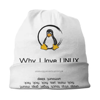 Pingvin Linux,Tux Linux Pingvin Kape Hip Hop Smučarskih Skullies Beanies Klobuki Unisex Ženski Poletje Toplo Dvojno rabo Bonnet Pletenje Kape