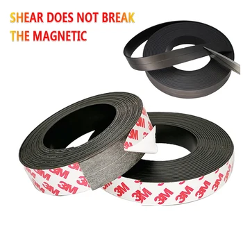 1M/veliko Gume Magnet 10*1.5 20*1.5 30*1.5 Mm Samolepilni Prilagodljiv Magnetni Trak iz Gume Magnet Trak Širina 39.37 palčni