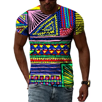 Barva državljanstvo Cvetlični Vzorec Unisex t-majice 3D Fashion Priložnostne Hip Hop Poletje Tee Osebnost Trendly Moških Tiskanja Kratek Rokav