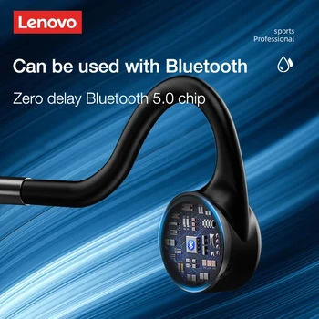 Lenovo X5 Pravi Kostne Prevodnosti Slušalke Brezžične Bluetooth Slušalke IPX8 Vodotesne Slušalke za Tek, Plavanje