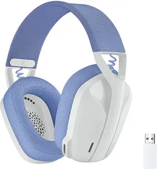 Logitech G435 Lightspeed Brezžična Gaming Slušalke na Uho Vgrajen mics Združljiva z Dolby Atmos za PC