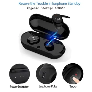 Y30 TWS Slušalke Bluetooth Brezžične Slušalke HIFI Stereo Čepkov Slušni Pripomočki Ps4 Slušalke Igralec Za Xiomi Redmi Airdots iPhone