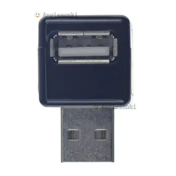 USB 2.0 A Moški-Ženski Adapter do Kota 90 Stopinj USB Podaljšek