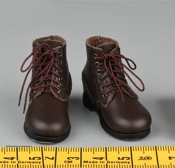 1/6 SI B11013 prve svetovne vojne Vojaške Britanski Pehotni Vojak Tom Vojaške Usnje Votlih Čevlji Legging Primerna Oprema 12