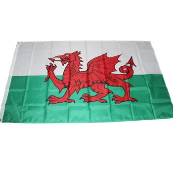Val Wales Zastavo Welsh rdeči Zmaj Cymru UK Združeno Kraljestvo unije zastava poliester vrv preklop Velika Britanija Banner 90*150 NN135