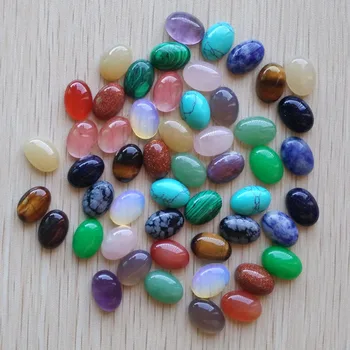 Debelo 100 kozarcev/veliko vroče prodajo Mešana Naravnega kamna Ovalne CAB CHRYSOPRASE solze 10X14mm kroglice za nakit, izdelava Brezplačna dostava