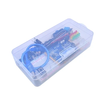 Starter Kit za Arduino Uno R3 Breadboard Osnovne preprosta, učenje kit, zvočni nivo vode/vlaga/razdalja zaznavanja, LED nadzor