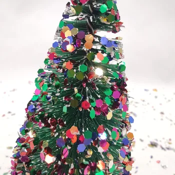 Simulacija Borovih Namizni Okraski Božič Mini Drevo Kiparstvo Praznične Zaloge Party Scene Postavitev za Domačo Šolo Mizo