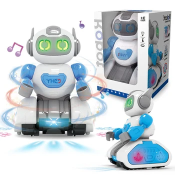 Otroci Ples Robot Obračanje Svetlobe, Glasbe, Elektronske Igrače, Peli Robot Otrok Inteligentni Zgodnje Izobraževanje Igrača Za Darilo Za Rojstni Dan