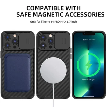 Objektiv Varstvo Magnetni Brezžično Polnjenje Primeru Za iPhone 13 12 11 Pro Max Silikonski Odbijač Shockproof Potisnite Okno 13 Pokrov