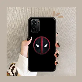 Deadpool Marvel Primeru Telefon Za xiaomi redmi POCO F1 F2 F3 X3 Pro M3 9C 10T Lite NFC Črni Pokrov Silikonski Nazaj Prett mi 10 ultra