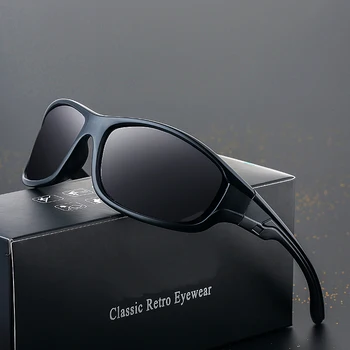 Ywjanp Polarizirana sončna Očala Moške blagovne Znamke Oblikovalec Kvadratnih Športna sončna Očala za Moške Vožnje Črnega Okvirja Buljiti Oculos UV400