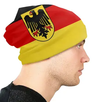 Nemška Državna Zastava Nemčije Bonnet Klobuk Goth Skullies Beanies Klobuk za Moške, Ženske Pletenje Kape Toplo Termično Elastično Unisex Kape