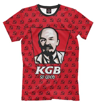 Nova Moda za Ženske/Moške 3D Tiskanja KGB KFC TAKO DOBRO Lenin Sovjetske zveze SZ Rusija Redkih Načrtovati Priložnostne T-Shirt