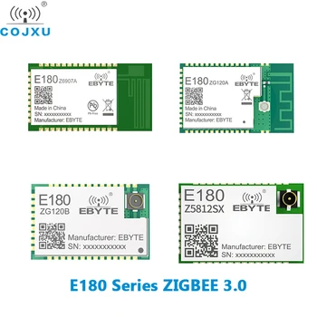 ZigBee 3.0 Brezžični Modul 2,4 GHz COJXU E180 SeriesTLSR8258 EFR32 TLSR8269 JN5189 Dotik Povezavo Pametni Dom SMD Modul, Sprejemnik,