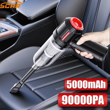 90000Pa 3 V 1 Brezžični Avto sesalnik Prenosni Akumulatorski Ročni Auto Strani Vacum Čistila za Avto&Gospodinjstvo